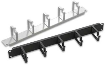 Lande 1U 19" Kablo Düzenleme Paneli 5 Metal Kancalı. - 1