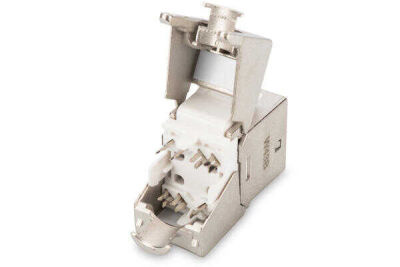 CAT 6A Keystone Jack, Shielded/Zırhlı, 500 MHz, 50μm Altın Kaplama, Aletsiz Sonlandırılabilir - 2