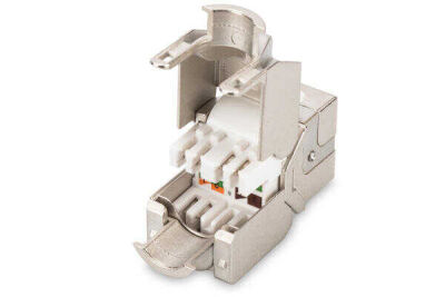 CAT 6A Keystone Jack, zırhlı/shielded, Re-embedded, 500 MHz acc. ISO/IEC 11801:2002 AM2:2009/09, Aletsiz Sonlandırılabilir - 2