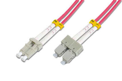 ECOLAN FO 50/125µ LC/SC MM OM4 DUPLEX PATCH CORD - 1