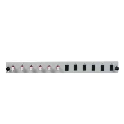 FO PATCH PANEL 12 PORT LC 1U RACK TİPİ DUBLEX - 1