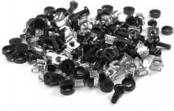 Lande M6 Kafes Somun Seti, 1 Set 20 Adet, Vida, Somun, Pul. - 2