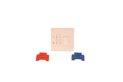Netlınk 45x45 Face Plate 1 Port - 2