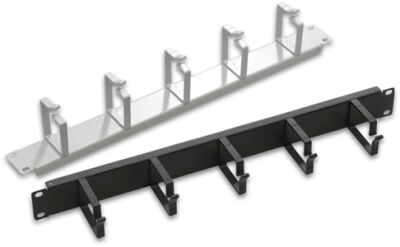 Oem 1U 19'' Kablo Düzenleme Paneli 5 Metal Kancalı. - 1