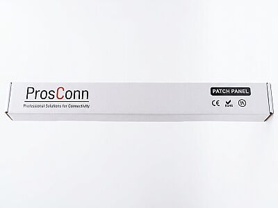 ProsConn Cat6 UTP Modular Patch Panel 24 Port (Unloaded) - 4